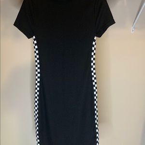 Black Checkered Dress
